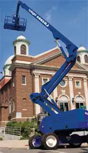 Rough-terrain articulating boom (diesel, 4 WD), 26m