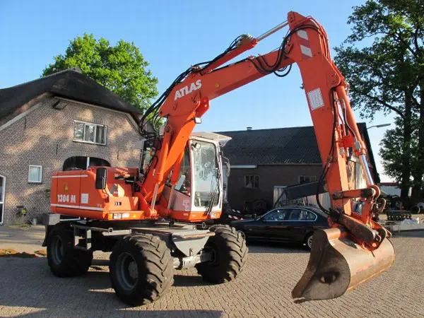 Hjulgrävmaskin, <18t