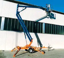 Trailer mounted lift (220V), 12m