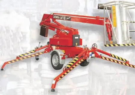 Trailer mounted lift (220V), 21m