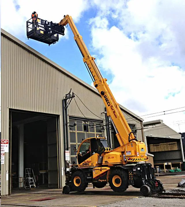 Extendable aerial work platform for Telescopic handler
