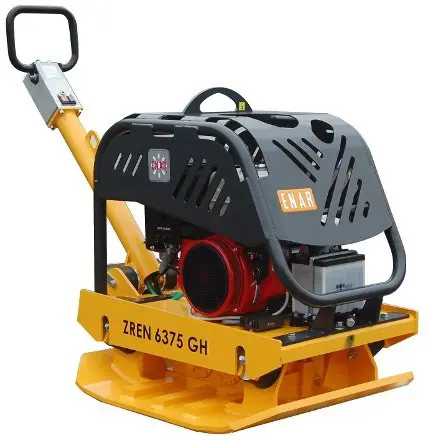 Plate compactor, 430 kg, gasoline, reverse