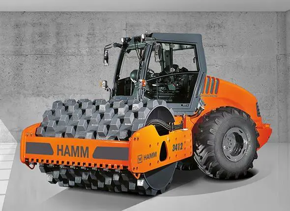 Single Drum Roller (with vibratory padfoot drum), <13t