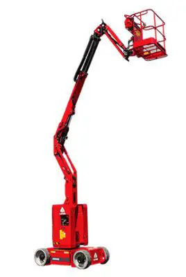 Rough-terrain articulating boom (with accumulator, 4 WD), 12m