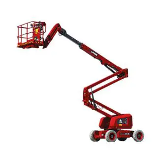 Rough-terrain articulating boom (with accumulator, 4 WD), 16m