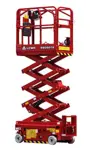 Electric scissor lift (battery, 2 WD), 7m