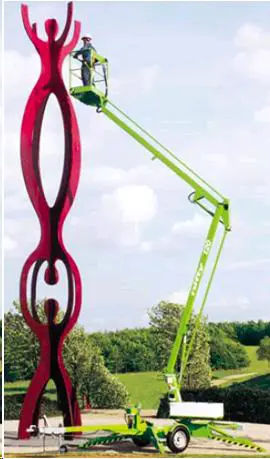 Trailer mounted lift (220V), 12m