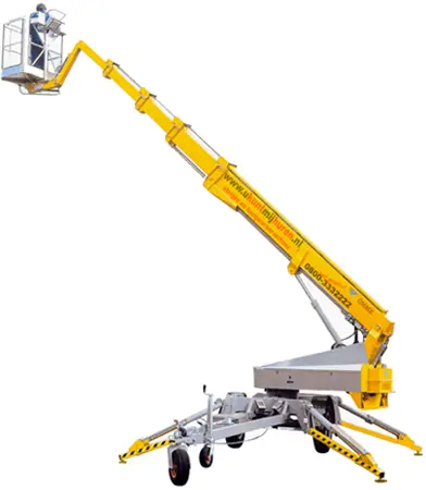 Trailer mounted lift (220V), 21m