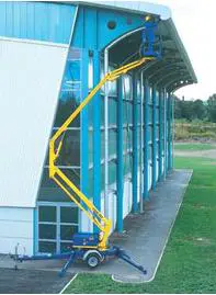 Trailer mounted lift (220V), 13m