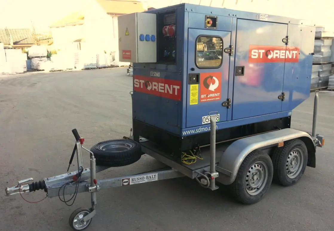 Generator, diesel - semitrailer, 48kW