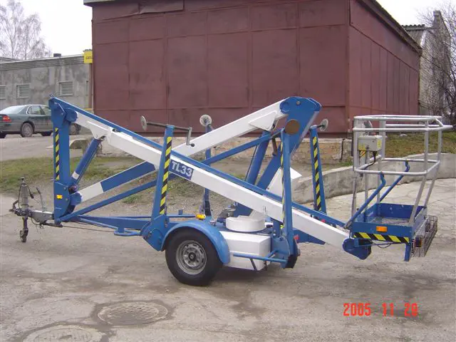 Trailer mounted lift (220V), 12m