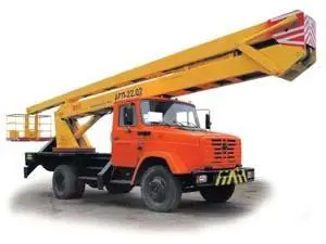 Auto lift with basket, 22m